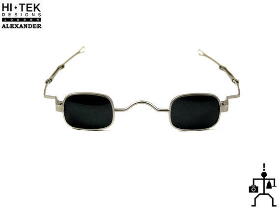 Hi Tek Alexander small square sunglasses spectacl… - image 1