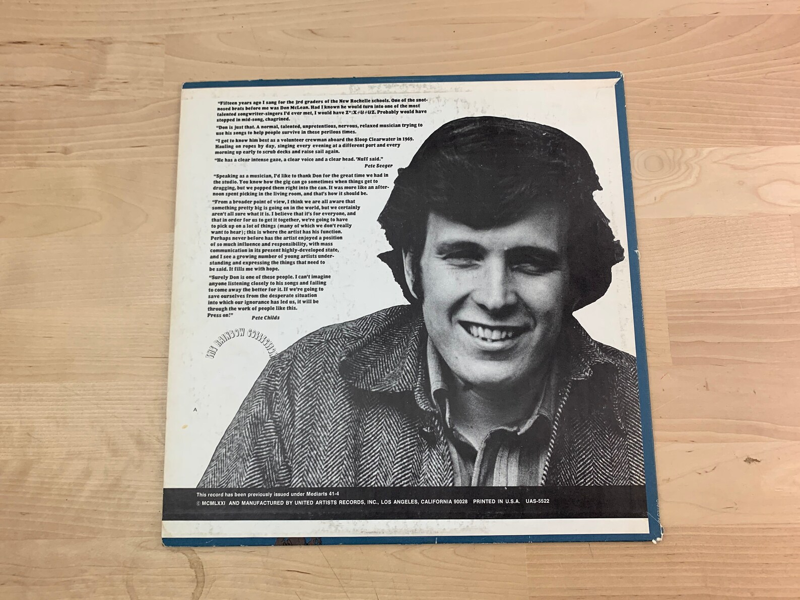 Don McLean Tapestry Vinyl LP Record Album UAS5522 Etsy