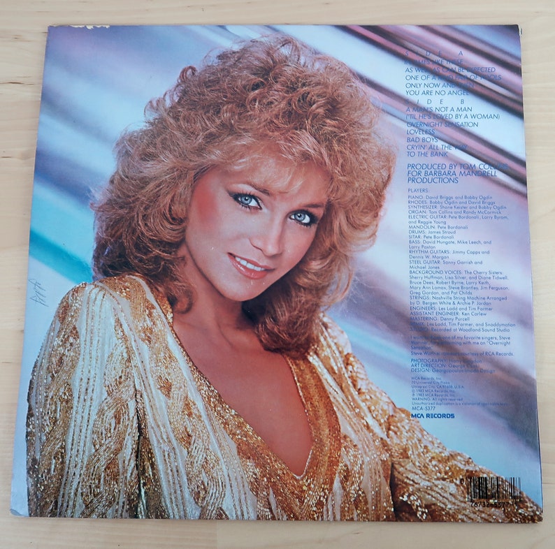 Barbara Mandrell Spun Gold Vinyl LP Record Album MCA5377 Etsy