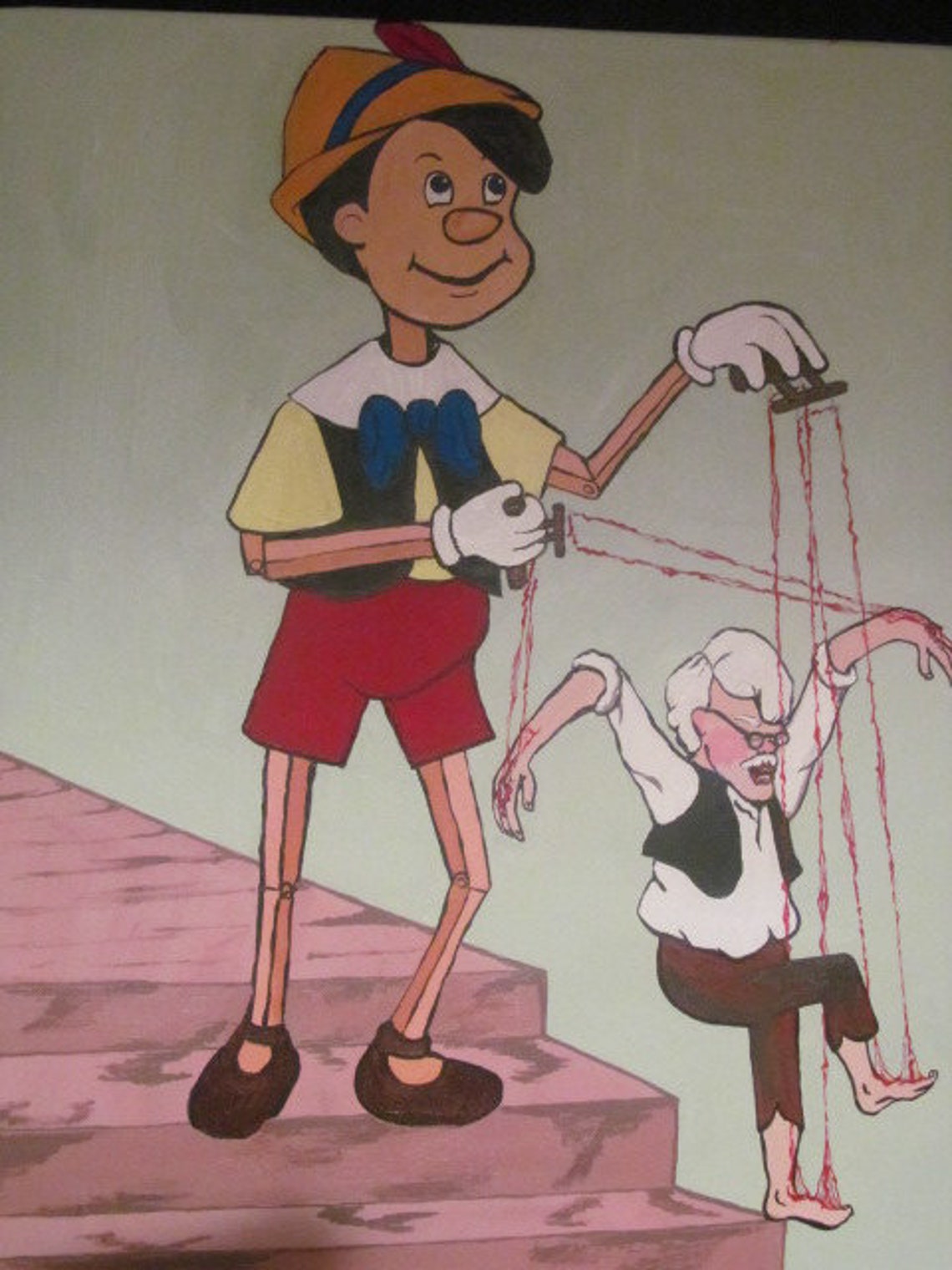 Pinocchio puppet Master Horror Gory Creepy Etsy UK