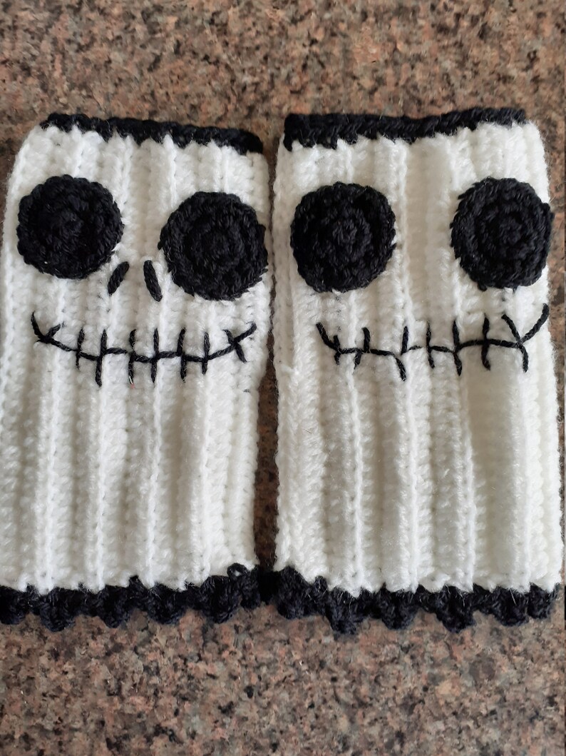 Fingerless Gloves, Jack Skellington, Halloween, Christmas, NBC, Gift