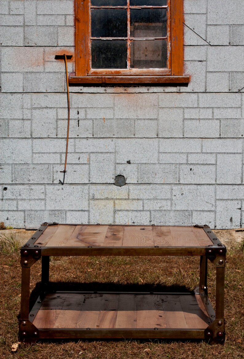 Industrial Coffee Table FREE SHIPPING Etsy
