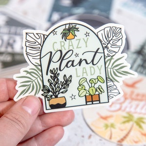 Crazy Plant Lady Sticker