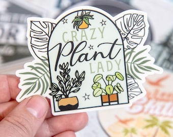 Crazy Plant Lady Sticker