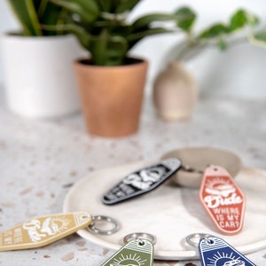 Dude, Where is My Car Acrylic Retro Keychain | Engraved Keychain | Lost ...