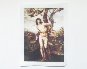 Saint Sebastian Patch - St Sebastian by Giovanni Antonio Bazzi aka Il Sodoma Patch - Catholic Saint Patch