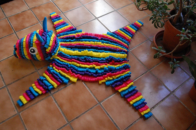 Faux Taxidermy Felt Piñata Skin Rug image 4