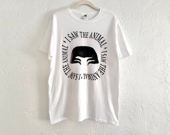 I Saw The Animal T-Shirt: White Squircle Art Shirt