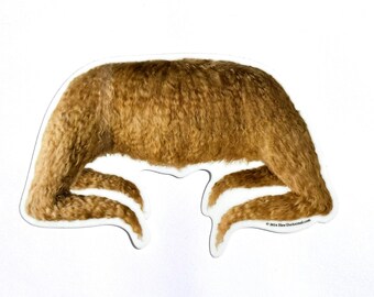 The Animal Glossy Vinyl Sticker - Indoor/Outdoor Art