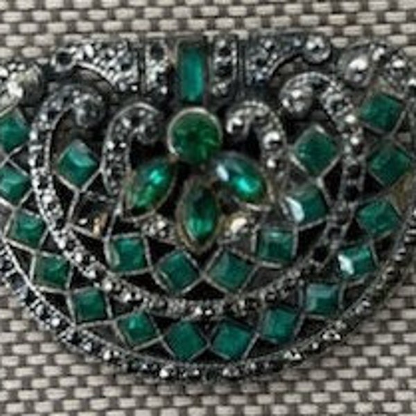 Vintage Half Circle Lady's Dress Clip