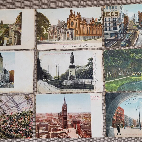Milwaukee Postcards Etsy