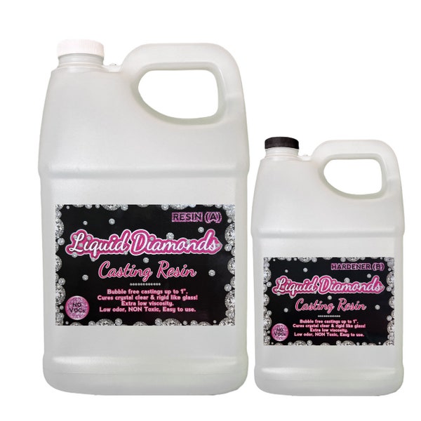 Liquid Diamonds epoxy 1.5 gallons (192 oz) FREE SHIPPING!