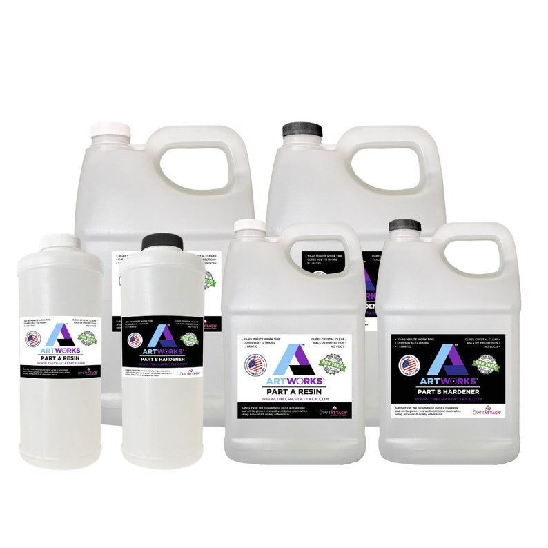 Artworks Epoxy Resin Gallon Kit FREE SHIPPING Etsy