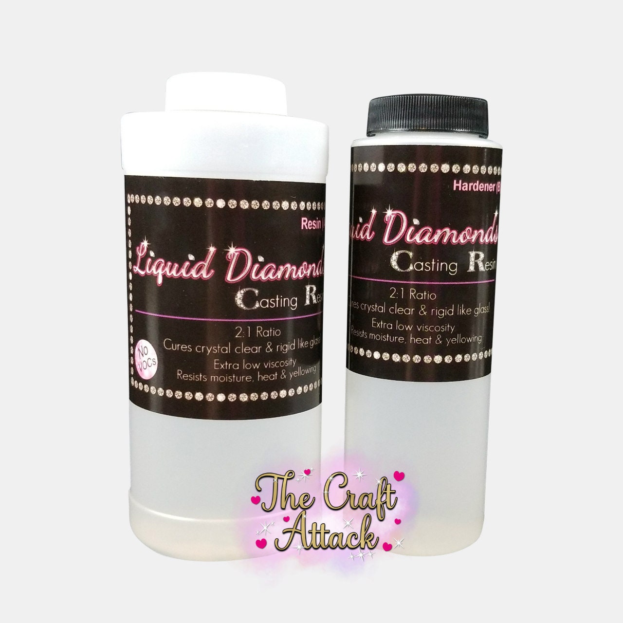 Liquid Diamonds epoxy resin 24 oz. - FREE SHIPPING