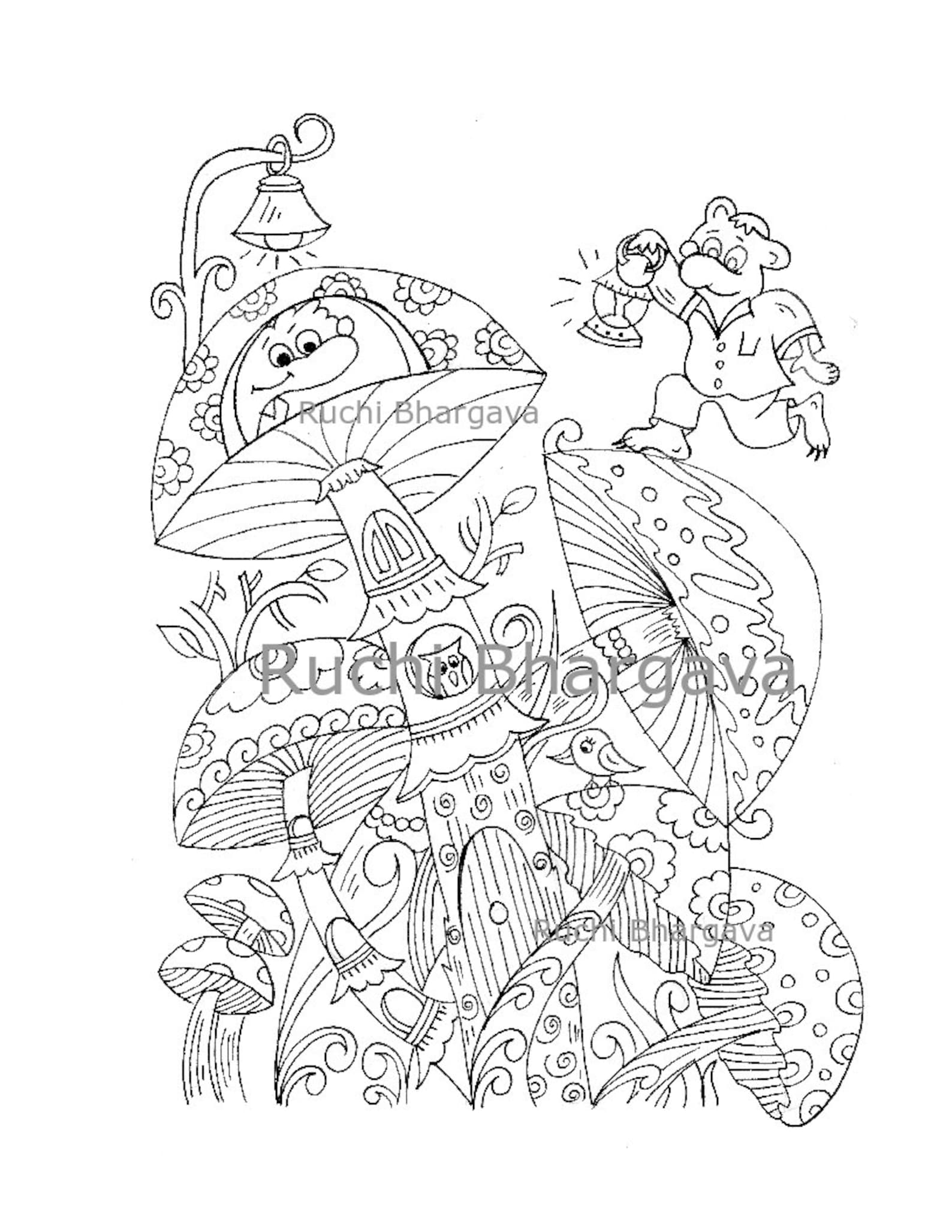 Adorable Animal Kingdom Coloring Book pdf Format - Etsy