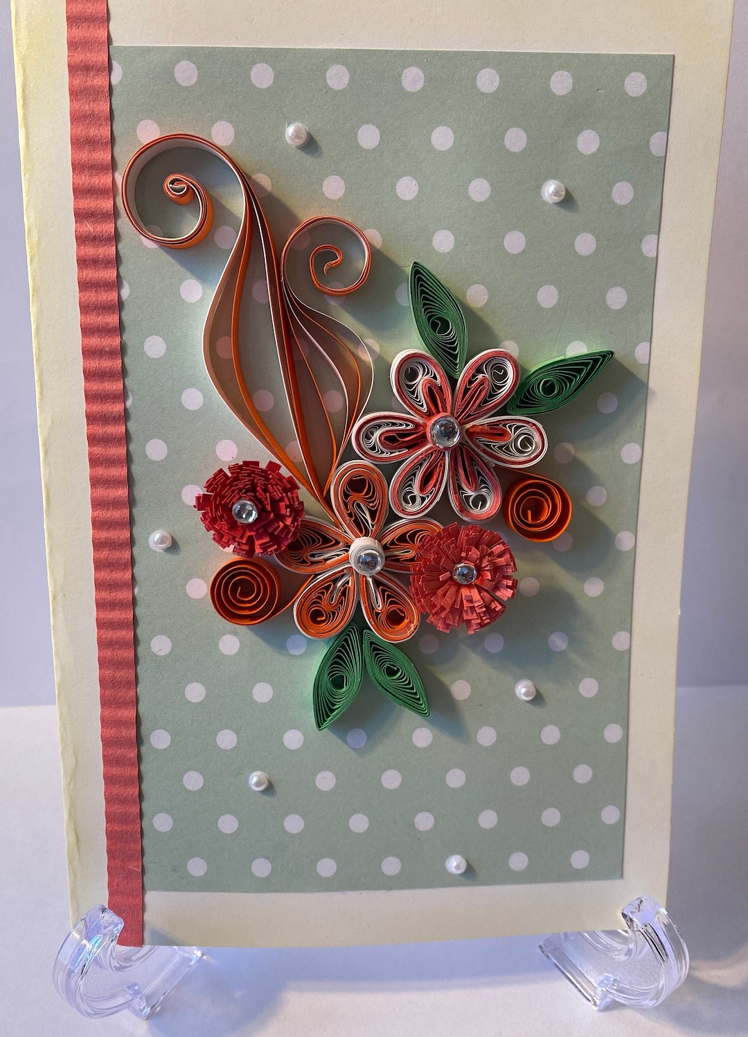Quilled Paper Lavender Greeting Card – Artisan Variety