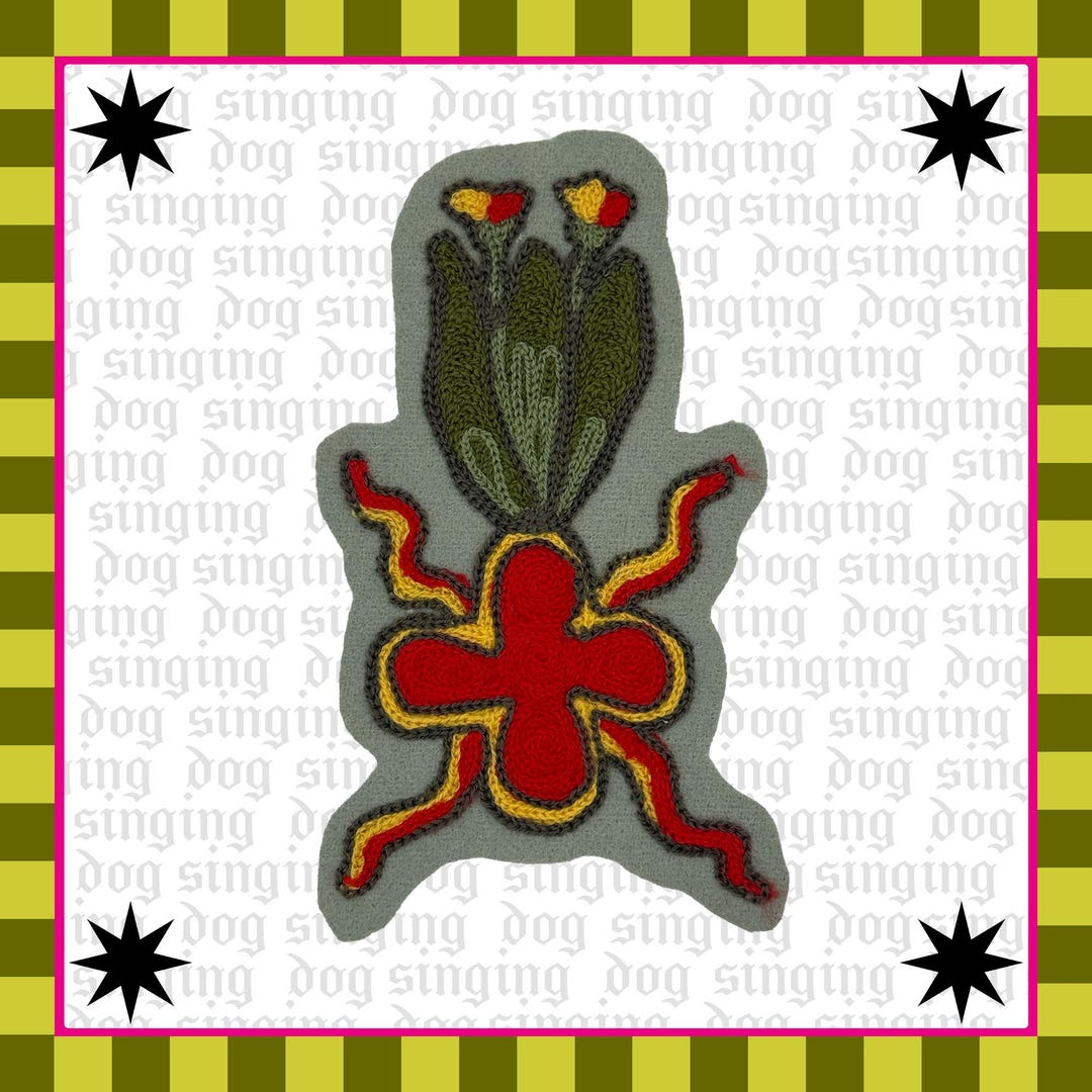 Medieval Manuscript Chainstitched Patch - Etsy