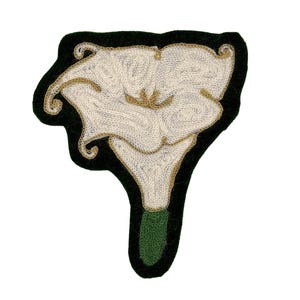 Datura Chainstitched Patch