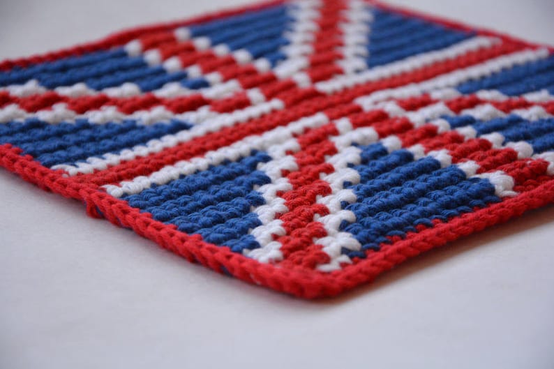 Union Jack Potholder Crochet Pattern for Beginners Etsy Union Jack Potholder Crochet Pattern for Beginners Etsy