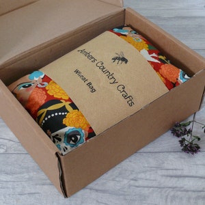 Wheat Bag , Wheat Bag with Frida Fabric.  Hot Wheat  Pack, Cold Pack. Hospital Chemo
