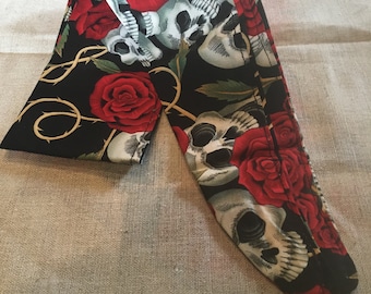 Head Scarf /  Self Tie Head  Band/ heads Scarf Vintage /Scarf.  skull Scarf /100% cotton, Free  UK delivery