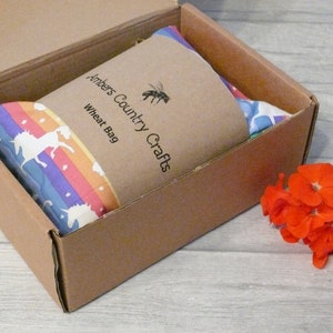 Wheat Bag ,Unicorn Fabric. Unicorns  Wheat Bag.  Hot Wheat Pack, Cold Pack