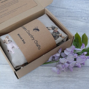 Microwavable Wheat Bag , Wheat Bag with Dogs. Wrendale designs  Fabric  Hot Wheat  Pack, Cold Pack