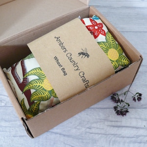 Wheat Bag , Wheat Bag with Frida Fabric.  Hot Wheat  Pack, Cold Pack. Hospital Chemo