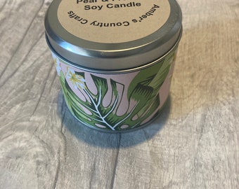 Pear & Freesia Scented Soy Tea Lights - Pack of 12