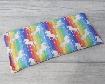 Wheat Bag ,Unicorn Fabric. Unicorns  Wheat Bag.  Hot Wheat Pack, Cold Pack