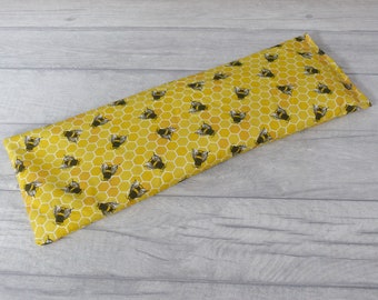 Microwavable Wheat Bag , Wheat Bag with Bees .Bees designs  Fabric  Hot Wheat  Pack, Cold Pack