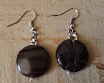 Obsidian Gemstone Earrings