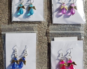 Colorful Angel Earrings