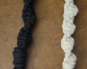 Macrame DNA Strand Keychain