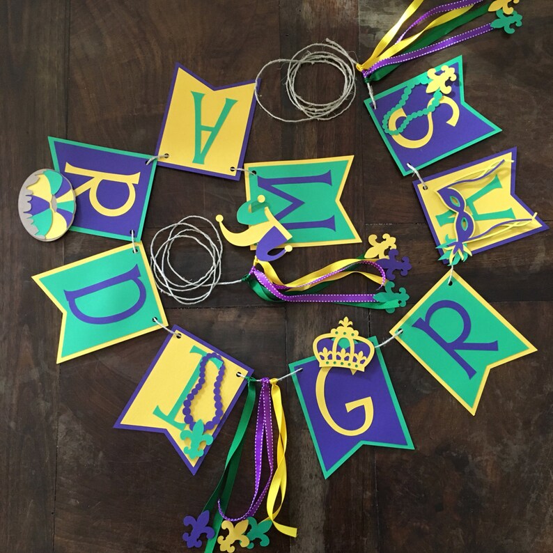 mardi gras party banner