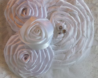 Bridal styles of flowers&rose combs, clips and headbands.