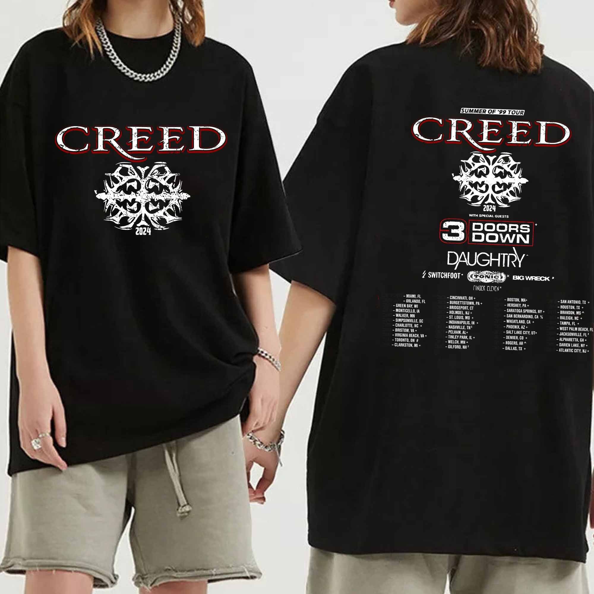 Creed Band 2024 Tour Summer of 99 Tour sold by Insecure Cot SKU