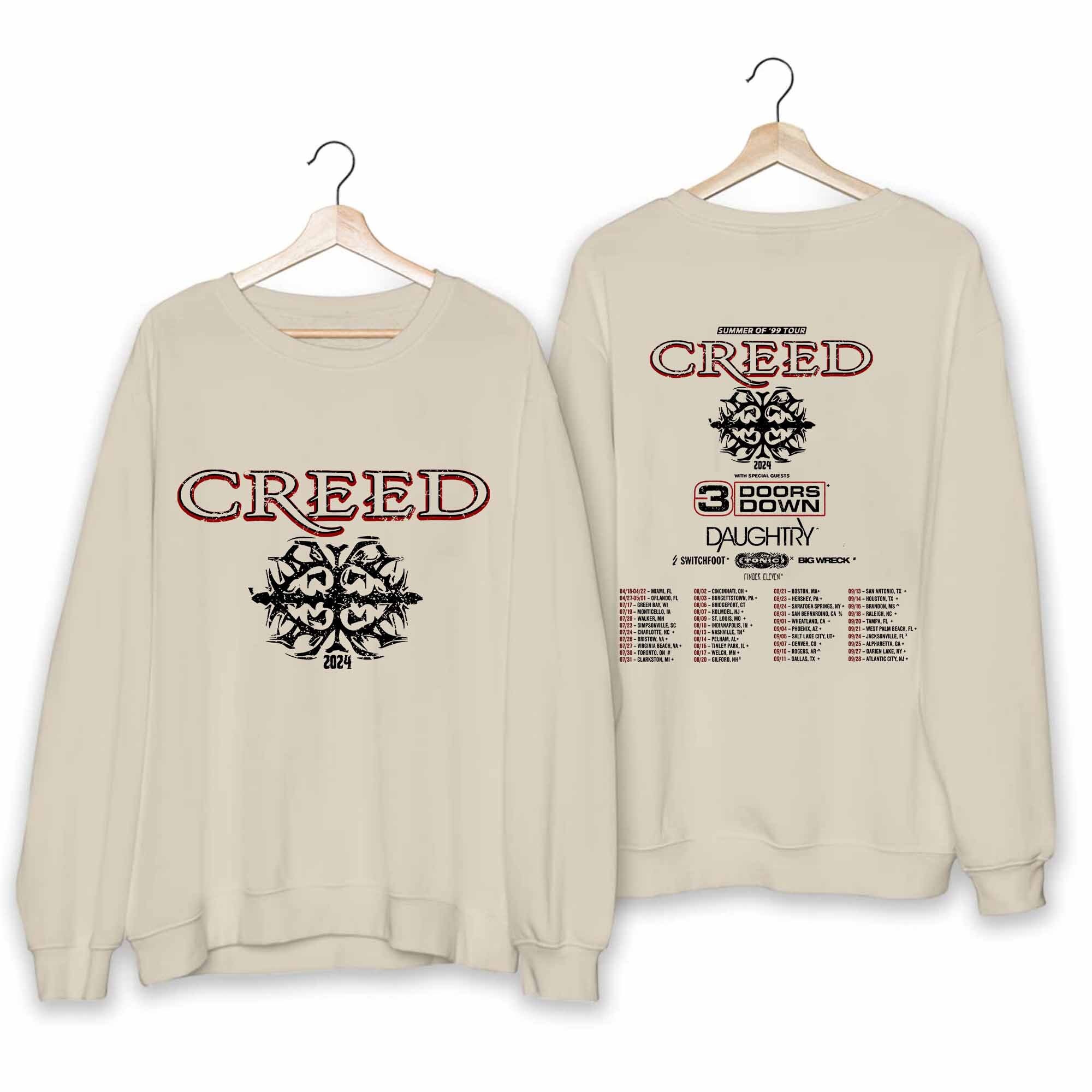 Creed Band 2024 Tour Summer of 99 Tour sold by Insecure Cot SKU