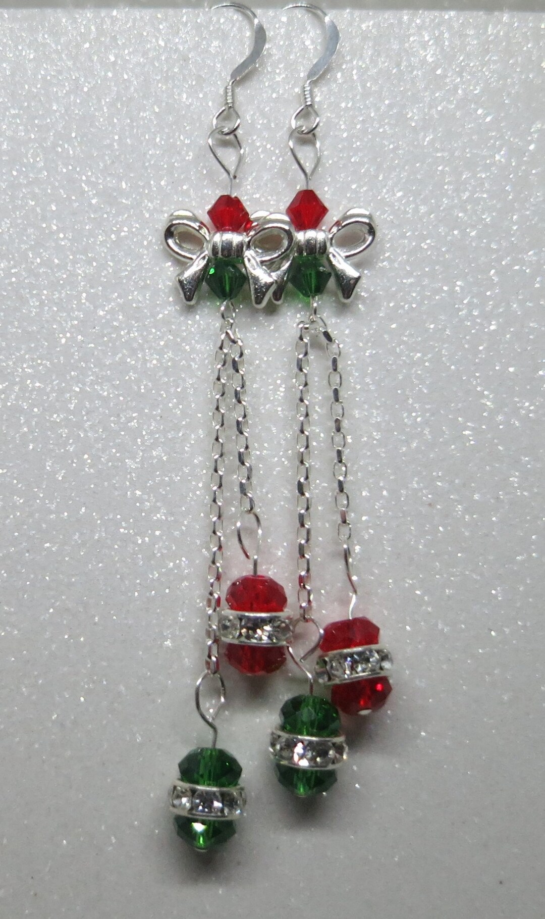 Christmas Holiday Swarovski Crystal Jingle Bell Earrings - Etsy