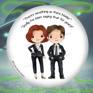 The X Files Pin Badges, Mulder, Scully, Alien, UFO, Spaceship, Paranormal, FBI, Fandom, Cult ...