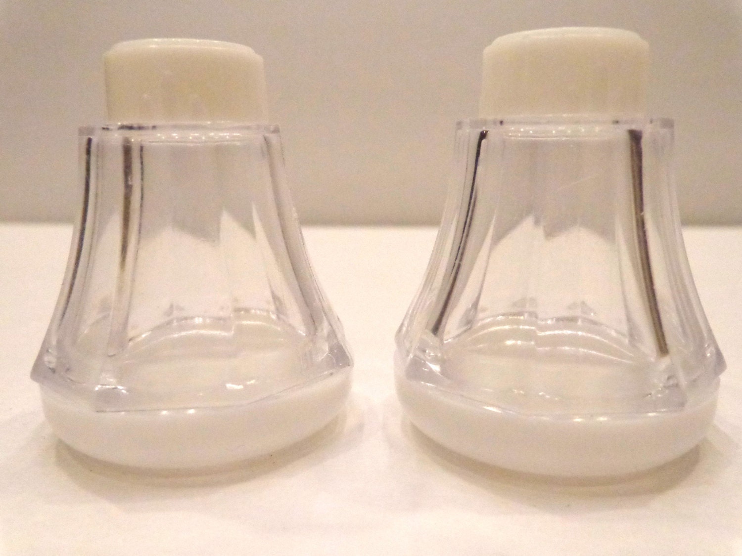 Vintage Plastic Salt and Pepper Shakers