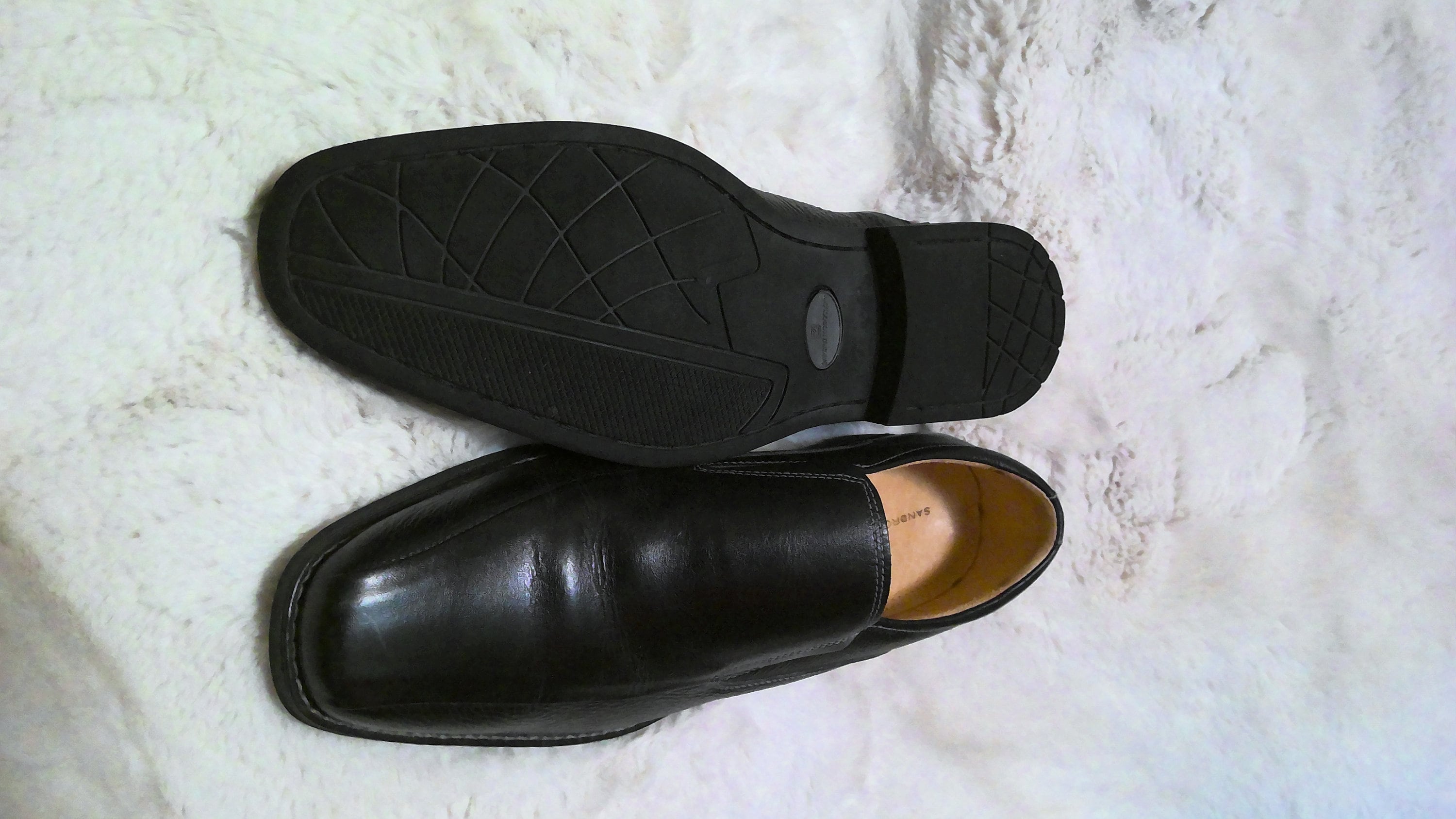 Sandro Moscoloni Black Leather Slip-on Men display picture 1