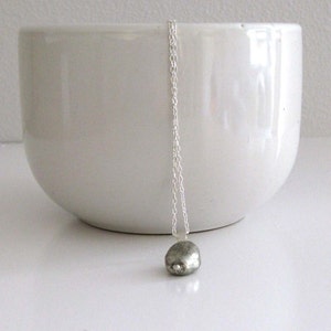 Silver Nugget Necklace image 2