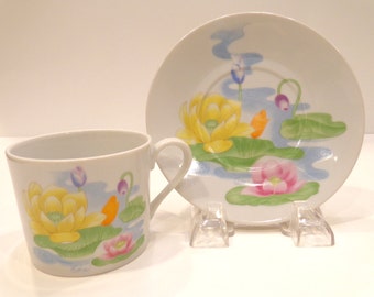 Beautiful Water Lilly Dishes-Teacup and Saucer-Saucer Only-Seymour Mann