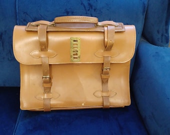 Vintage Leder Buchhalter Satchel