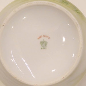 Hand Painted Nippon China Cream and Sugar tea service image 4