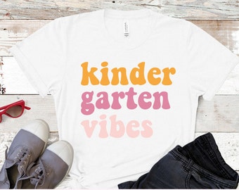 Kindergarten Vibes SVG, Kindergarten SVG, Kindergarten Life SVG, Elementary School Quotes SvG, Cricut Svg, Silhouette Svg