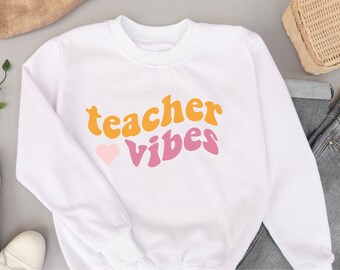Teacher Vibes SVG, Teacher SVG, Teacher life shirt, Teacher Quotes SVG, Cricut Svg, Silhouette Svg
