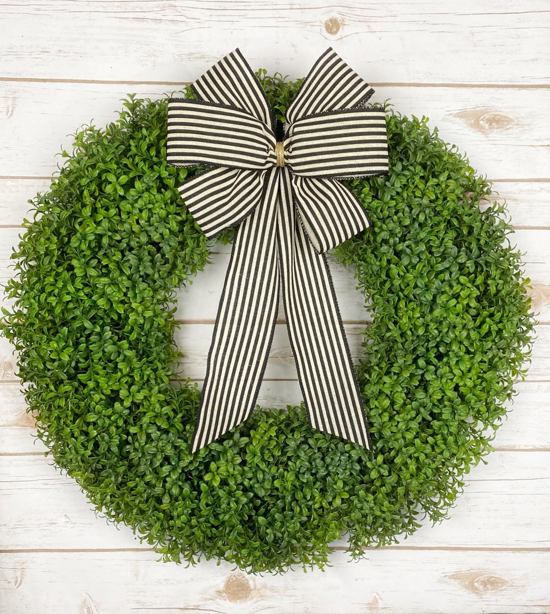 Front Door Wreath  Year Round Front Door Wreath Boxwood