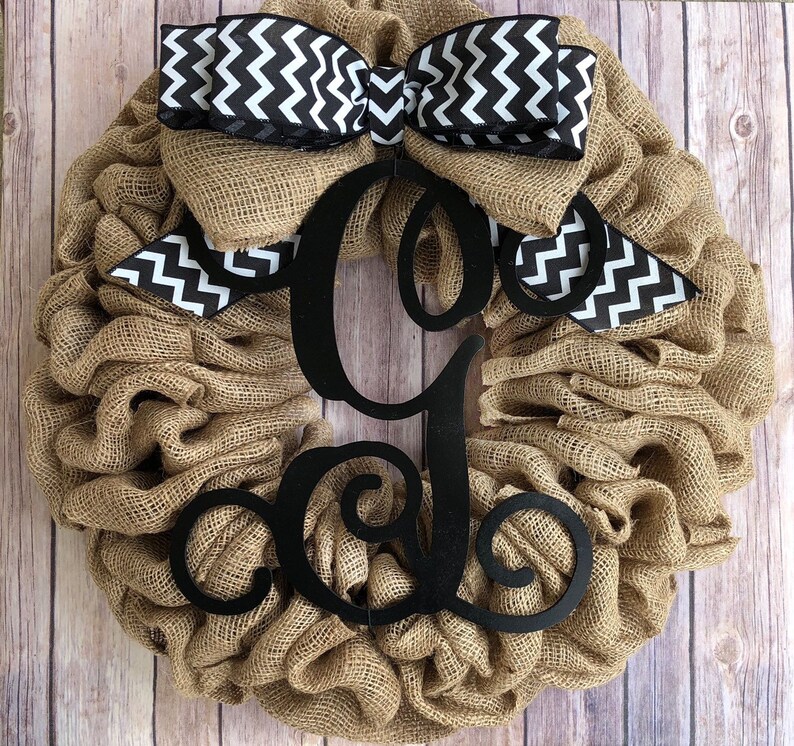 Summer Wreath Burlap Wreath Front Door Wreath Rustic Etsy